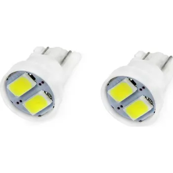 Žárovka LED autožárovky W5W T10, 12V - 2 kusy