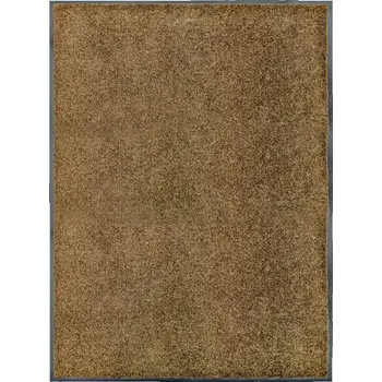 Rohožka Protiskluzová rohožka hnědá 120x90 cm, polyamid, PVC