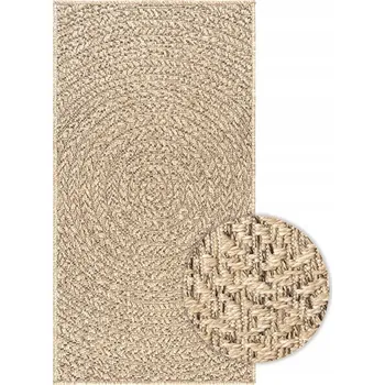 Koberec Koberec zahradní koberec ZIZUR, Jutový vzhled, 60 x 110 cm, odolný vůči povětrnostním vlivům