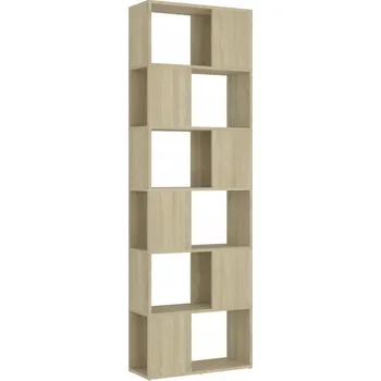 Knihovna Regál, knihovna, dělicí stěna dub sonoma 60x24x186 cm