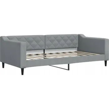 Pohovka Světle šedá rozkládací pohovka 212 x 100 x 67 cm