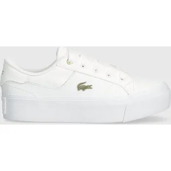 Pánské tenisky Tenisky Lacoste Ziane Platform Logo Leather, 42, bílá, 00X