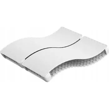 Matrace Matrace Pružinová s pěnou Bonell, 160 x 200 x 18 cm, Bílá/Černá/Tmavá