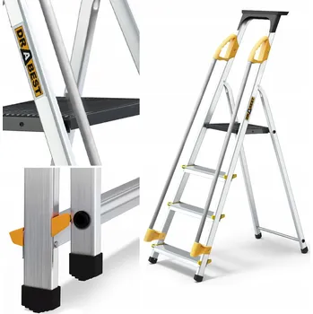 Žebřík Žebřík Drabest hliníkový do 150 kg