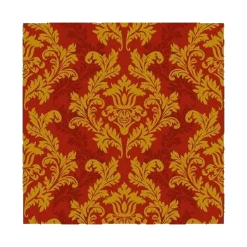 Papírový ubrousek Ubrousky "Tapeta", zlato-červené, MAKI, 33 cm, 20 ks