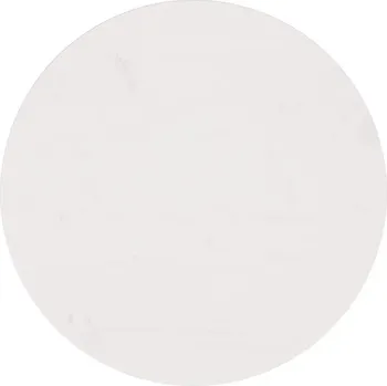 Konferenční stolek Stolová deska kulatý z masivního borovicového dřeva, bílá, 50x2,5 cm