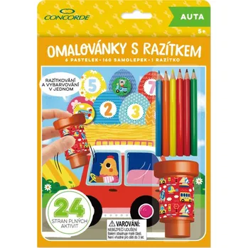 omalovánky CONCORDE Omalovánky s razítkem Auta