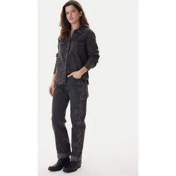 Pánská košile Levi's® džínová košile Western 16786-0108 Černá Regular Fit XS