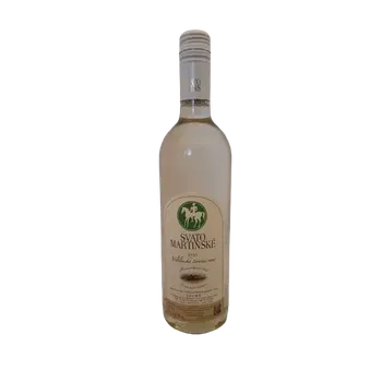 Víno Svatomartinské Veltlínské červenné rané kabinetní víno 2025 suché (bílé suché víno)