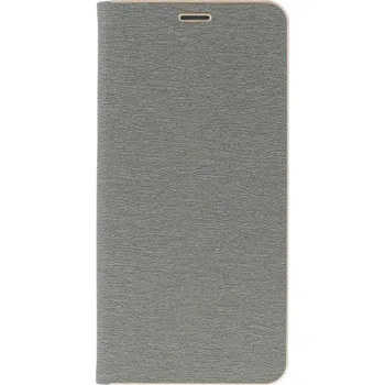 Pouzdro na mobilní telefon Pouzdro Xiaomi Redmi Note 14 Luna Book knížkové stříbrné (kryt neboli obal na Xiaomi Redmi Note 14)