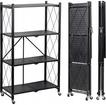 Dílenský regál Kovový skladový regál Topeshop 127 x 72 x 34 cm, nosnost až 50 kg na polici