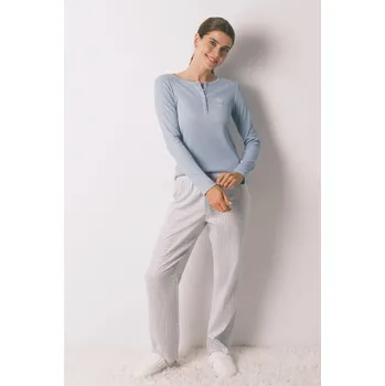 Dámské noční prádlo Pyžamová sada women'secret 3592486 modrá 05X, vel. L