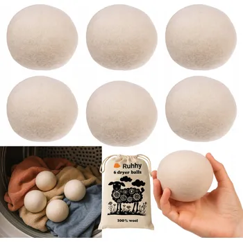 VLNĚNÉ MÍČKY DO SUŠIČKY PRÁDLA PROTI ŽMOLKŮM, PRO AROMATERAPII