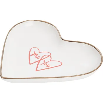 Talíř Dezertní talíř Cardsplitter LOVE YOU 22 cm