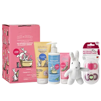 Kosmetická sada Bob & Bobek Baby Pink, kosmetická dárková sada pro batole (14+ měsíců)