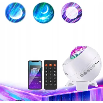Projektor PROJEKTOR NOČNÍ OBLOHY PROJEKTOR NEBE NOČNÍ LAMPA LED REPRODUKTOR BLUETOOTH + DÁLKOVÉ OVLÁDÁNÍ