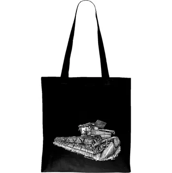 Plátěná taška - John Deere S785i - sklízecí mlátička Barva: Černá