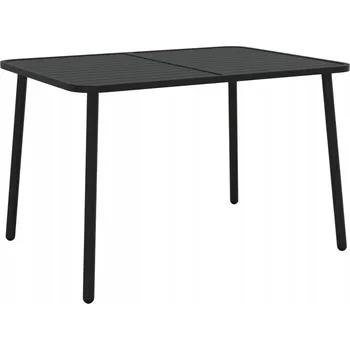 Konferenční stolek Zahradní stolek antracitový 110 x 80 x 71 cm z práškově lakované oceli