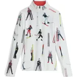 Dámská mikina Spyder VIVID 1/2 ZIP - Vintage Vibes White - bílá L