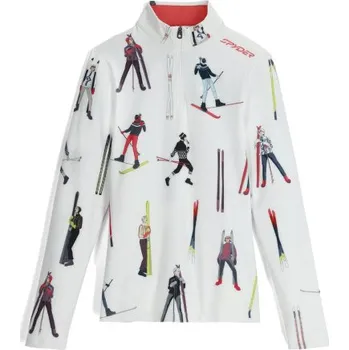 Dámská mikina Dámská mikina Spyder VIVID 1/2 ZIP - Vintage Vibes White - bílá L