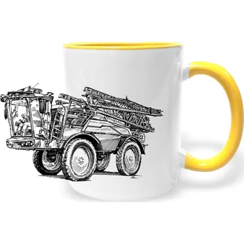 Hrnek - Samojízdný postřikovač John Deere 300M Barva: Žlutá