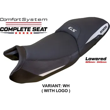 Sedlo na kolo TPZ Italia Kompletní sedlo BMW R 1300 GS 2023-2025 Dorfen Comfort System - snížené potah sedla: s logem WH (white)