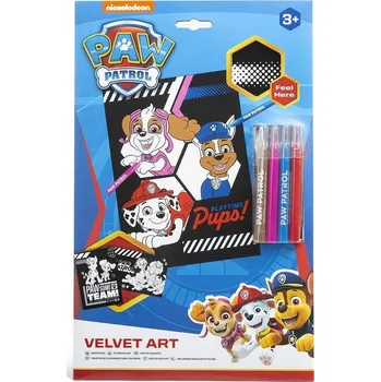 kreativní sada M.T. Paw Patrol-Tlapková patrola - kreslicí sada s barevnými fixy
