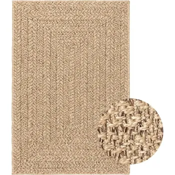 Koberec Koberec venkovní imitace juty ZIZUR, 140 x 200 cm, UV odolný