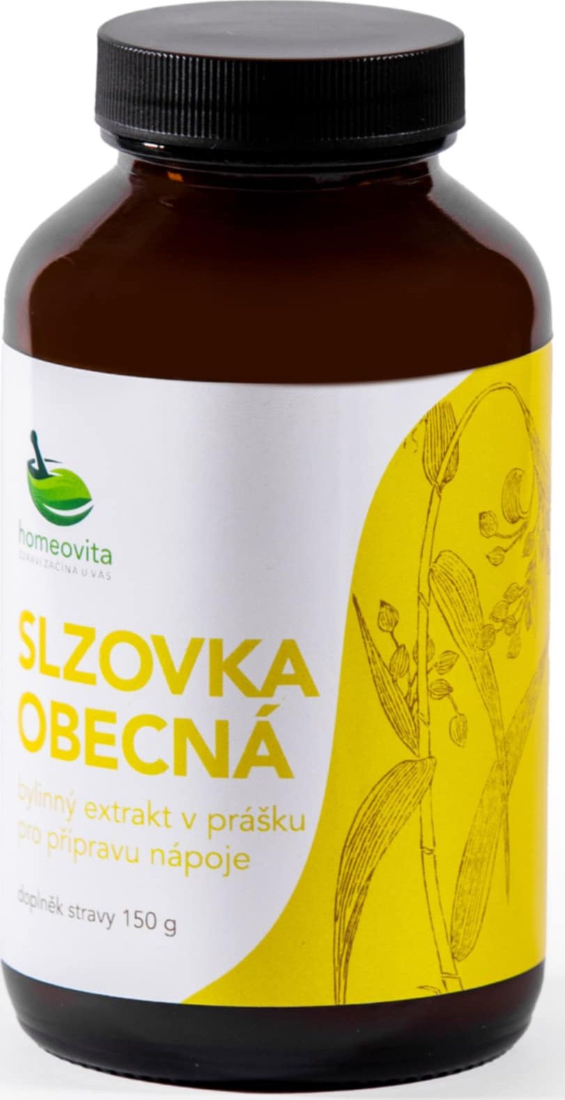 Homeovita Slzovka obecná 150 g (rozpustný extrakt pro přípravu nápoje)