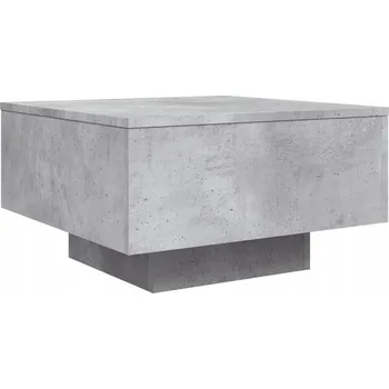 Konferenční stolek Univerzální konferenční stolek, dřevěný materiál, šedá Betonu, 55x55x3