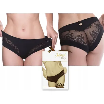 Kalhotky KISS dámské bezešvé kalhotky s krajkou JULIMEX vel. XL
