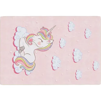 Koberec Koberec pro děti Sametový Protiskluzový Růžový 160x230 cm