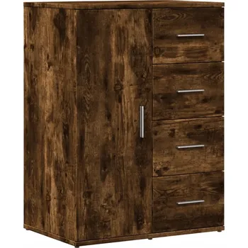 Komoda Skříňka Moderní a Praktická Kouřový Dub 59x39x80 cm