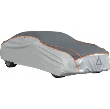 Plachta na motorové vozidlo Ochranná plachta na auto sedan XXL 578x202,5x118,5 cm šedo-stříbrná, odolná