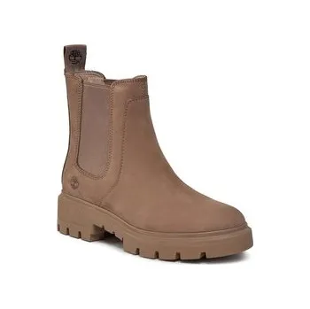 Dámská obuv Timberland Kotníková obuv s elastickým prvkem Cortina Valley Chelsea TB0A41EW9291 Béžová 41