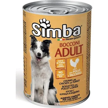 SIMBA Dog Kuřecí/krůta kousky 415g