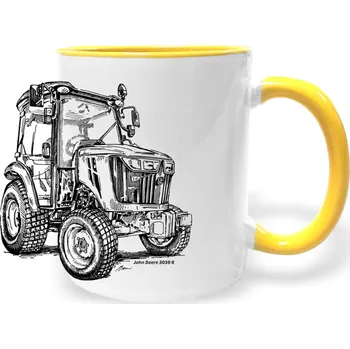 Hrnek - John Deere 3039 R Barva: Žlutá