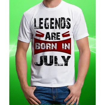 Chlapecké tričko Pánské tričko legendy se rodí v červenci vel. XL