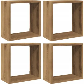 police Závěsné police Kostka Dub Artisan 30x15x30 cm