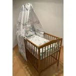 SDS Souprava do postýlky 4D Hrošíci rodina/Hrošíci baby Bavlna