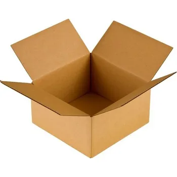 Obalový materiál Kartonová krabice klopová 400x400x250 mm 3VVL B 320g/m2 hnědá - paleta 680 ks