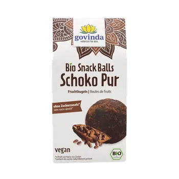 Govinda Kakaové kuličky s datlemi a kakaem Schoko Pur 100g BIO