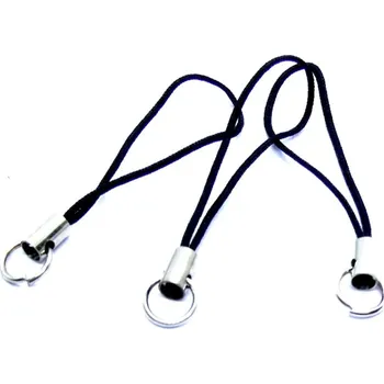 Šňůrka na mobil - černá