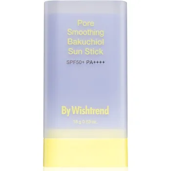 Přípravek na opalování By Wishtrend Pore Smoothing Bakuchiol Sun Stick opalovací krém v tyčince s bakuchiolem SPF 50+ 18 g