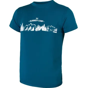 cyklistický dres Dětské UV triko kr.rukáv SENSOR COOLMAX FRESH PT CAMP safír 110