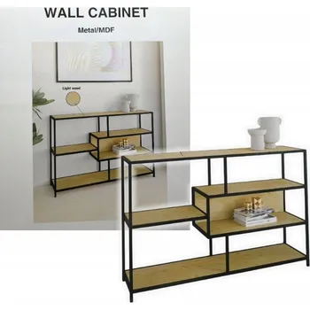 Knihovna Regál Zd trading 116 cm x 76 cm x 30 cm odstíny béžové