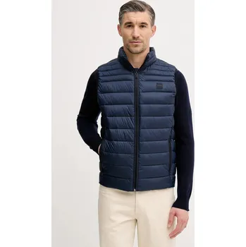 Pánská vesta Vesta BOSS Orange Odeno2 50549243 námořnická modř 59X, vel. 54