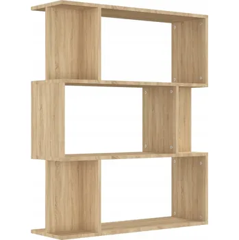 Knihovna Regál na knihy s přihrádkami dub sonoma 80x24x96 cm