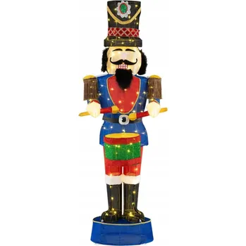 Vánoční dekorace Vánoční LED dekorace Louskáček s bubínky