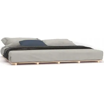 Postel Dřevěná manželská postel G04V 200x200 dub